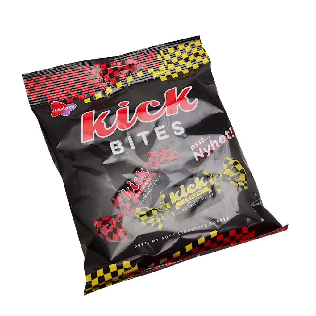 MAL120277 Malaco Kick Bites Original & Lemon (120g)
