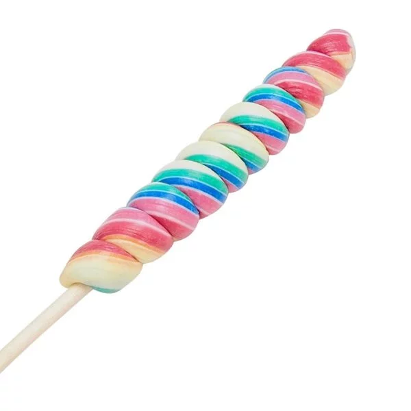 Regenbogen-Spiral-Stange (50g, 12 cm Länge)