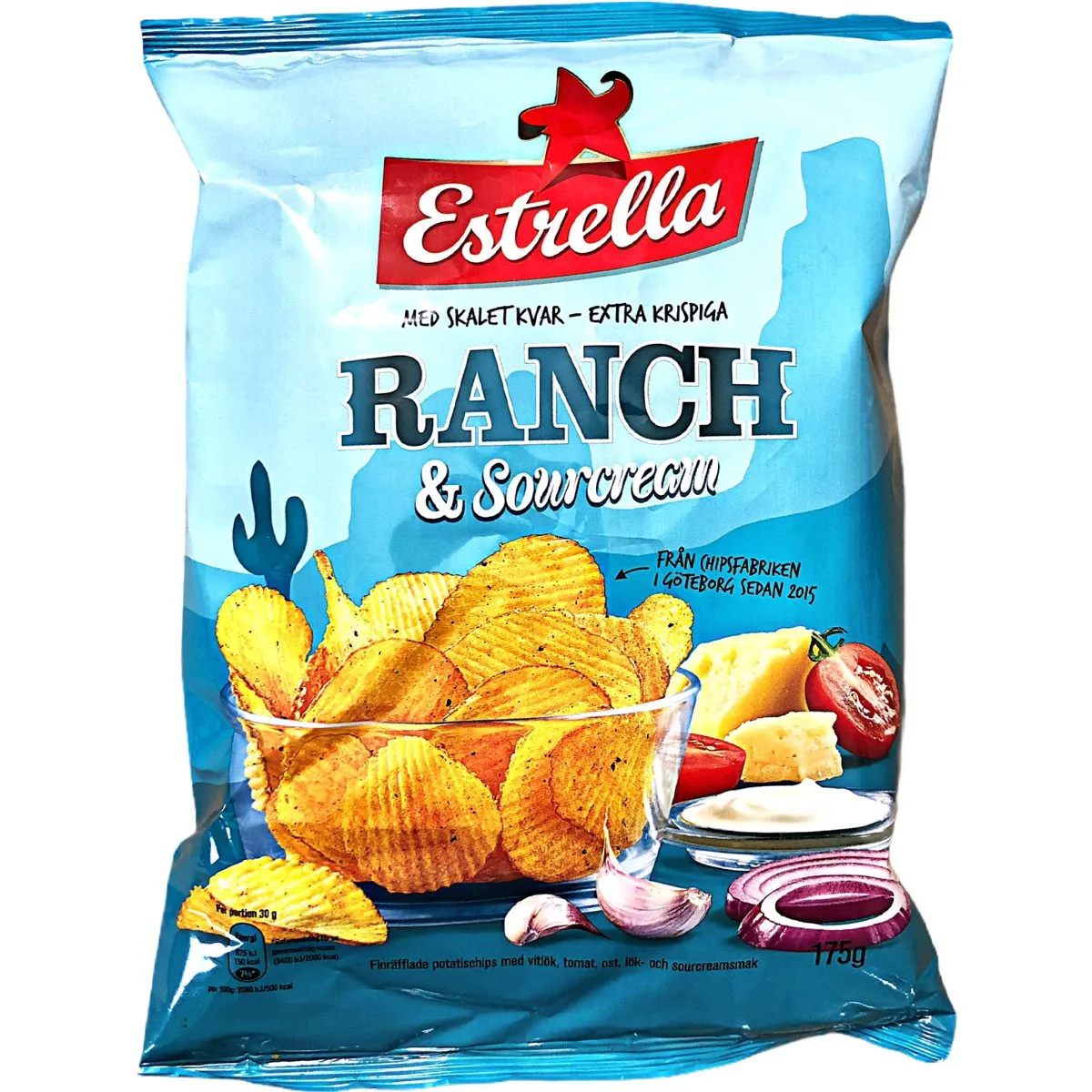 EST106617-1 Estrella Chips Ranch & Sourcream (175g)