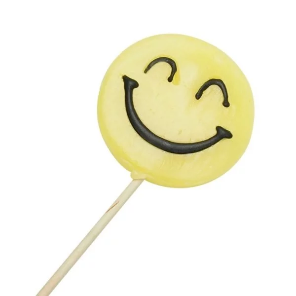 Emoji-Lolli (40g, 6,5 cm Durchmesser)