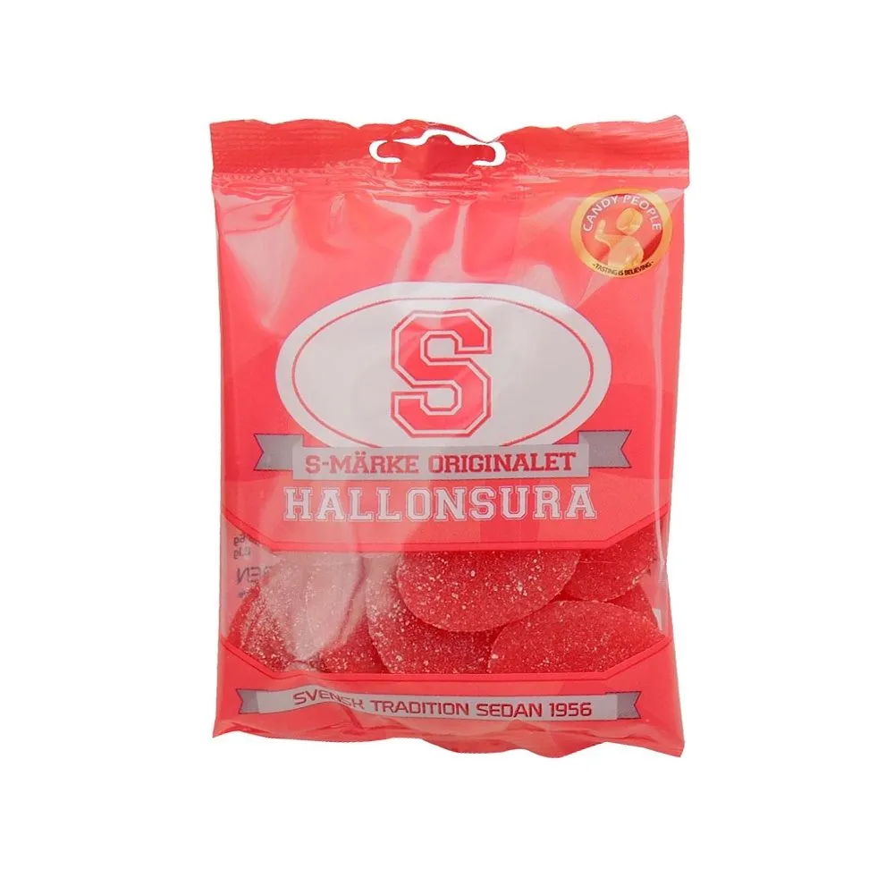 CAN457676-1 Candypeople S-Märke Hallonsura (80g)