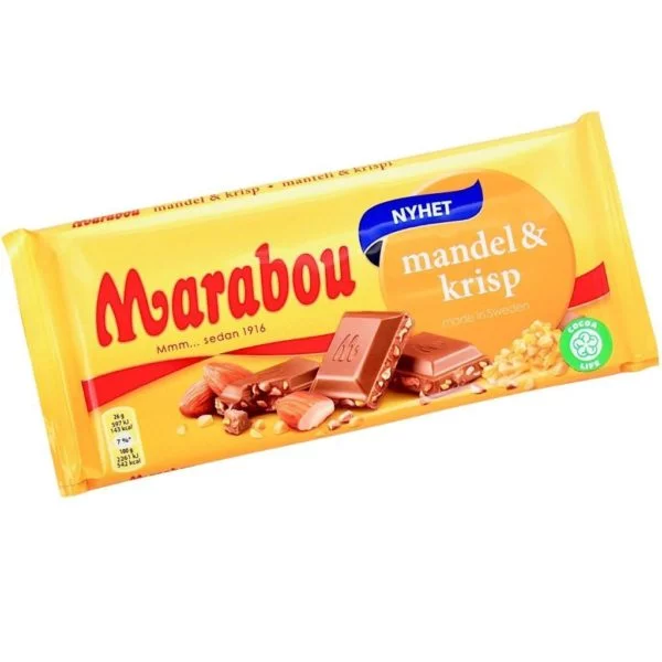 Marabou mandel & krisp (185g)