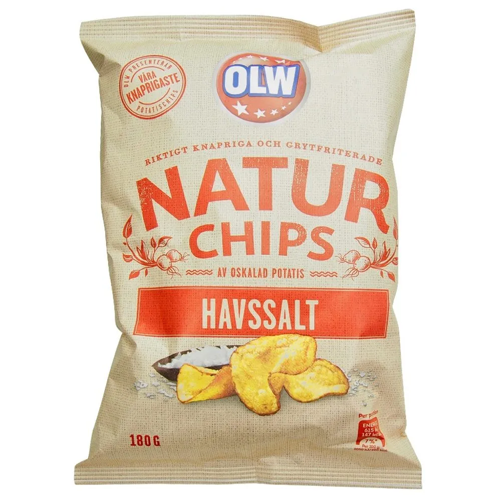 OLW403875-1 OLW Natur Chips Havssalt (180g)