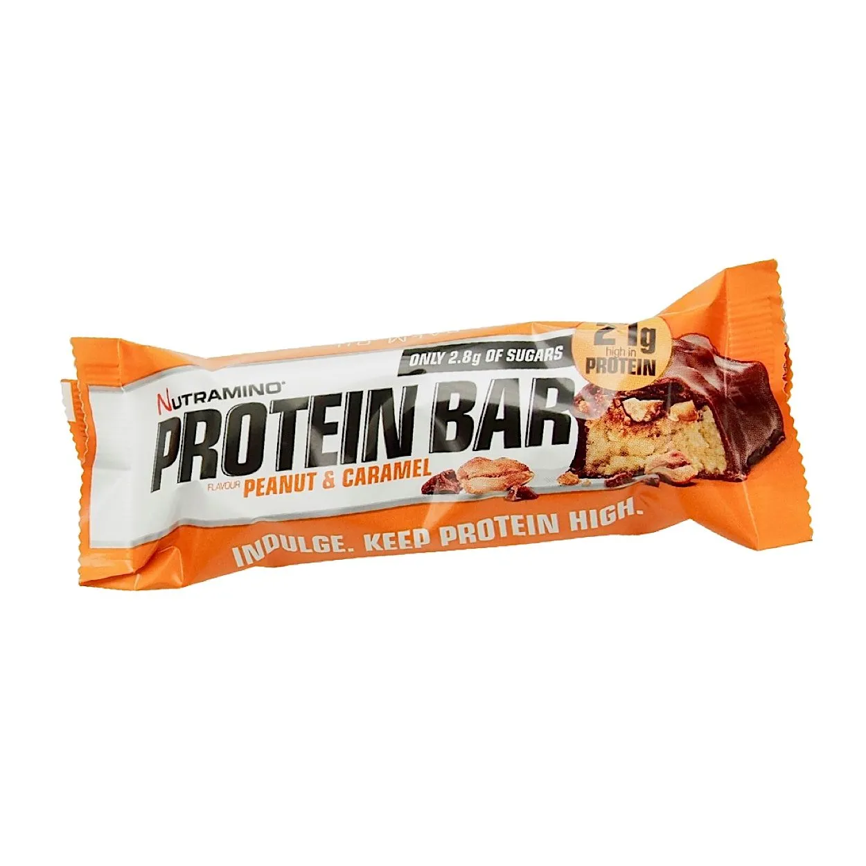 NUT900324-1 NUTRAMINO PROTEIN BAR PEANUT & CARAMEL (60g)