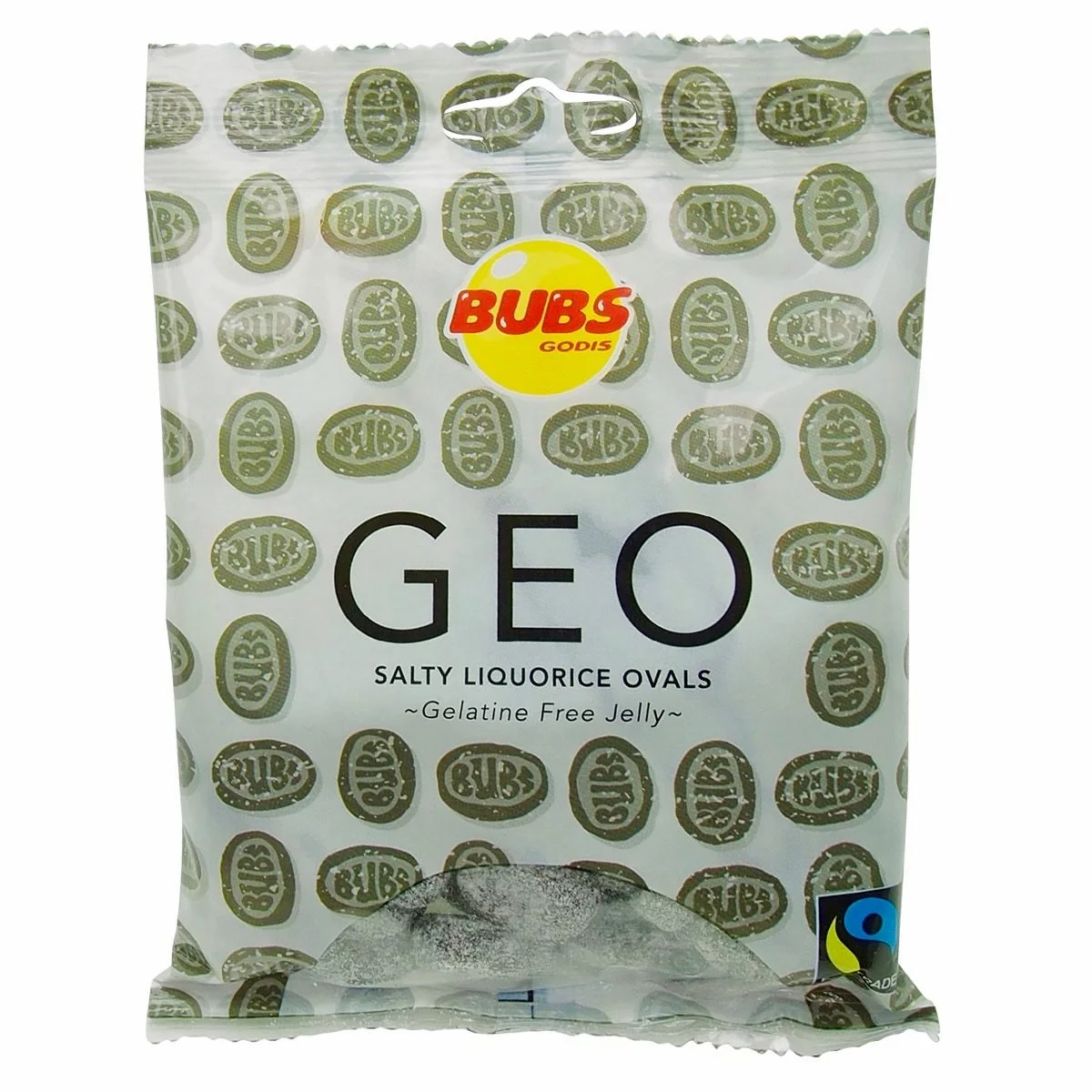 BUBS GEO Salty Liquorice Ovals (90g) 1