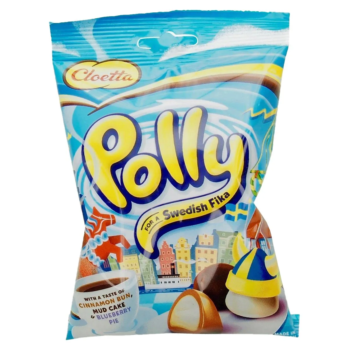 CLO129911-2 Cloetta Polly for a Swedisch Fika (100g)