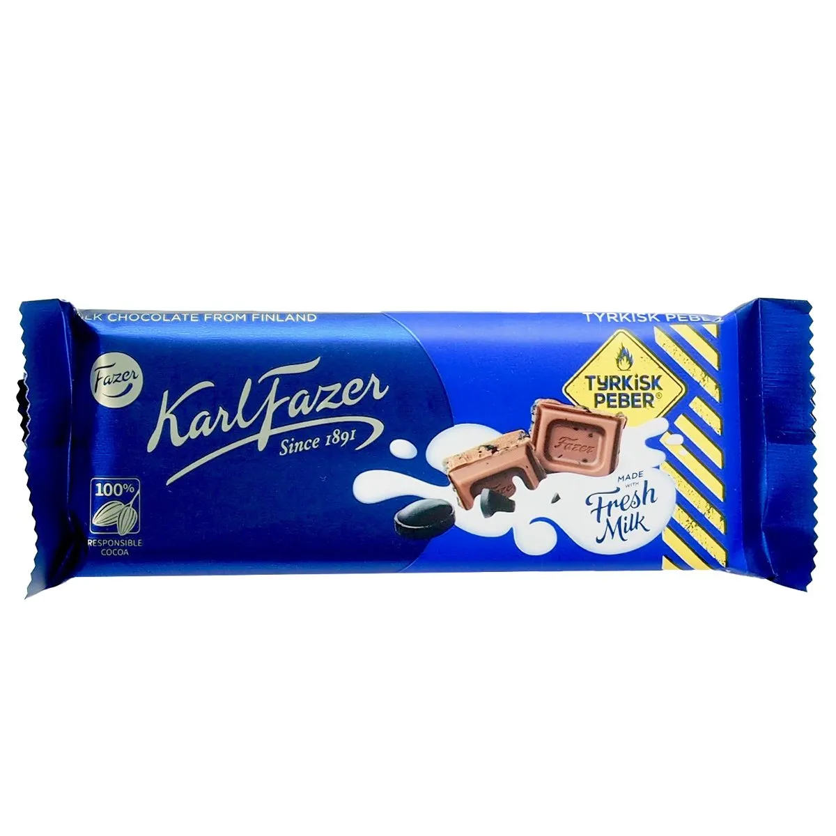 FAZ015760-1 Fazer Schokolade mit Tyrkisk Peber (70g)