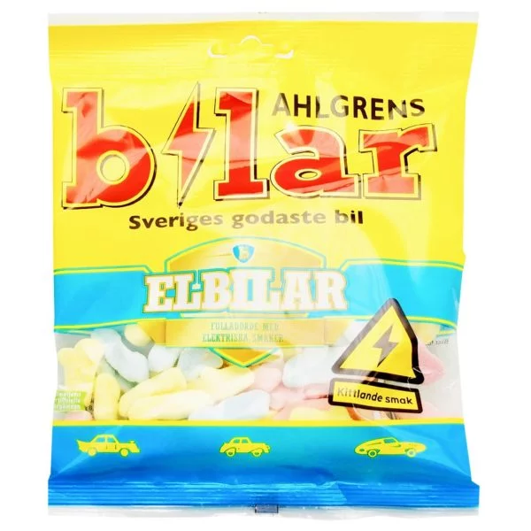 Ahlgrens Bilar Elbilar (100g)