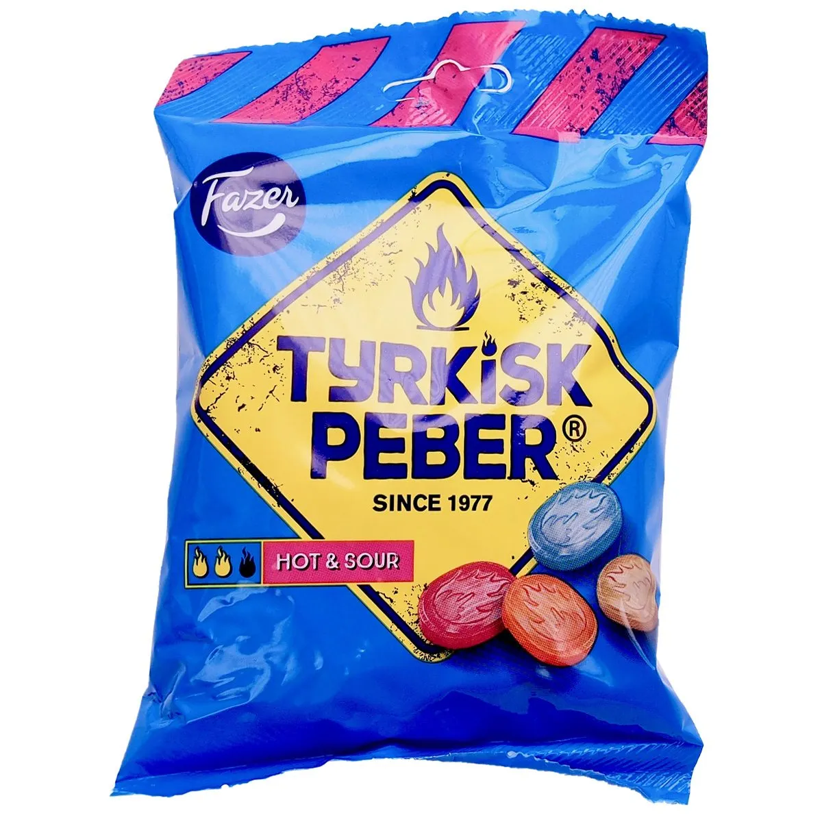 FAZ2016962-1 Fazer Tyrkisk Peber Hot & Sour (150g)