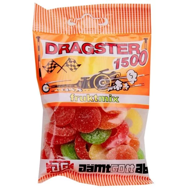 Dragster 1500 Fruktmix (65g)