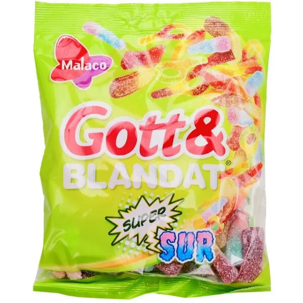 Malaco Gott & Blandat Super Sur (130g)
