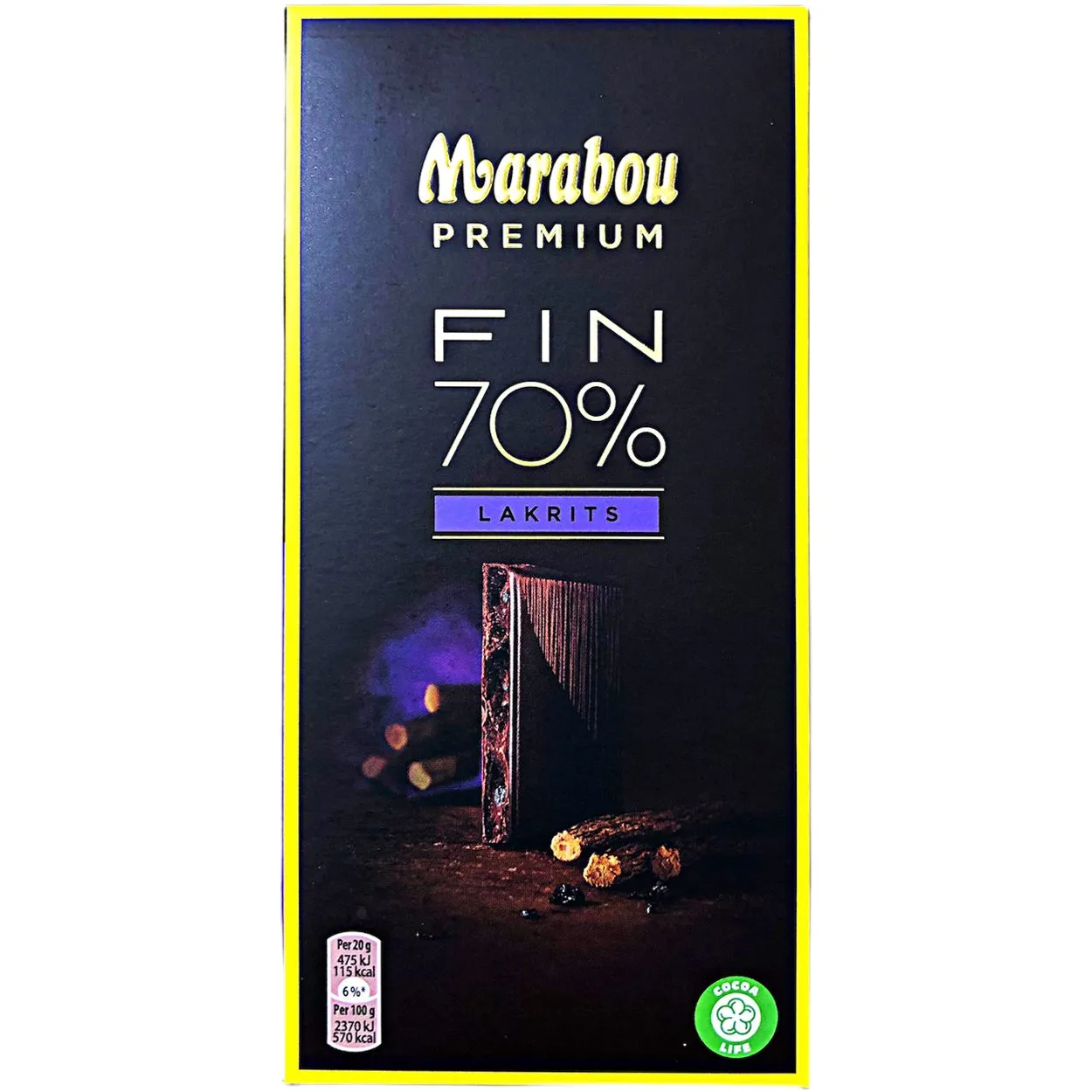 MAR337740-1 Marabou Premium FIN 70 % Lakrits (100g)