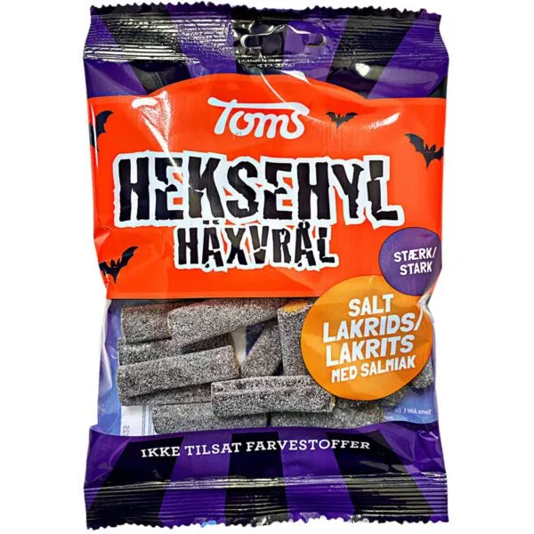 Toms Pingvin Heksehyl / Häxvrål - Salziges Lakritz (130g)