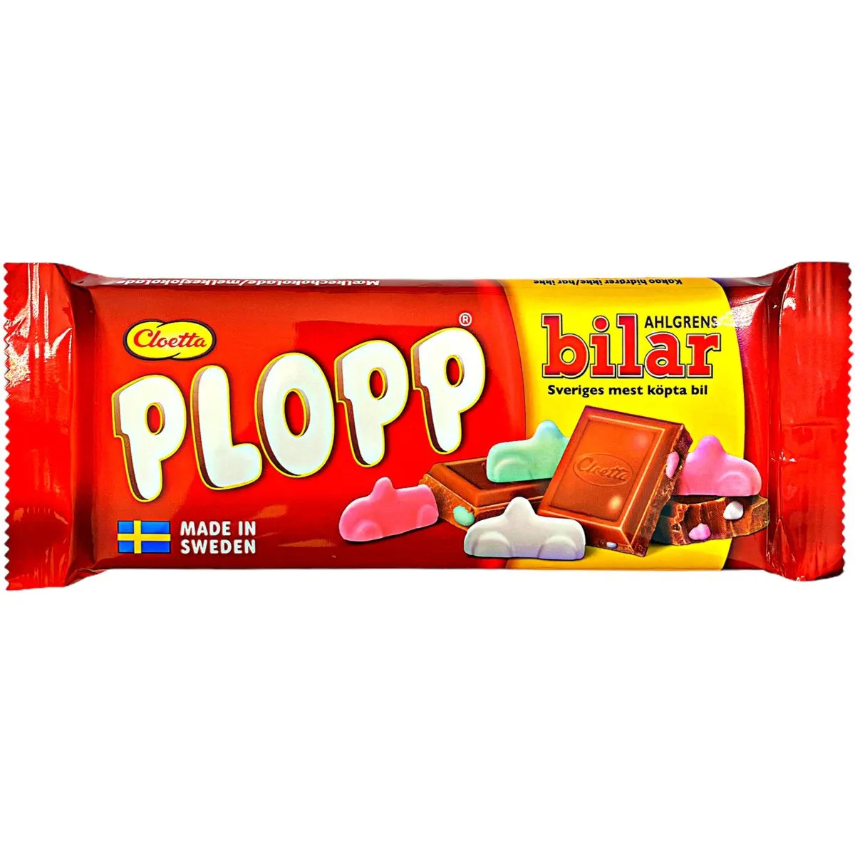 7310350131723-1 CLOETTA Plopp bilar (75g)