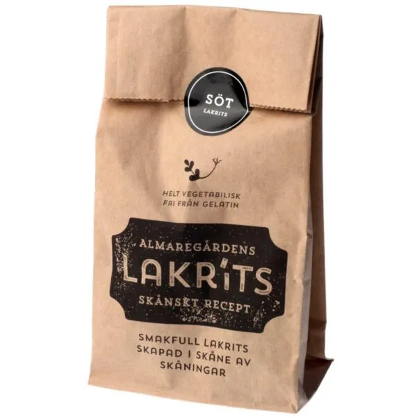 Almaregårdens Lakritz süß aus Schweden - süße Lakritzstückchen (150g)