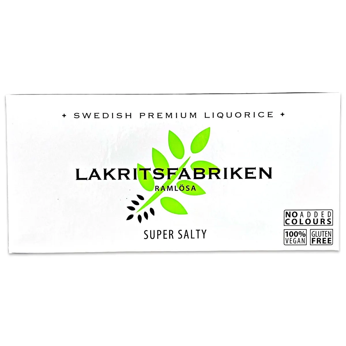 7350059552030-1 Lakritsfabriken Lakritz super salzig - Premium Liquorice Super Salty (40g)