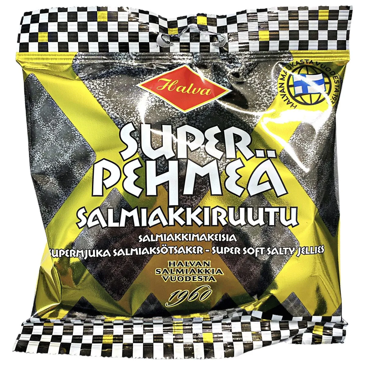36420900004857-1 Halva Super Soft Salmiakki Ruutu - Pehmeä Salmiakkiruutu (100g)