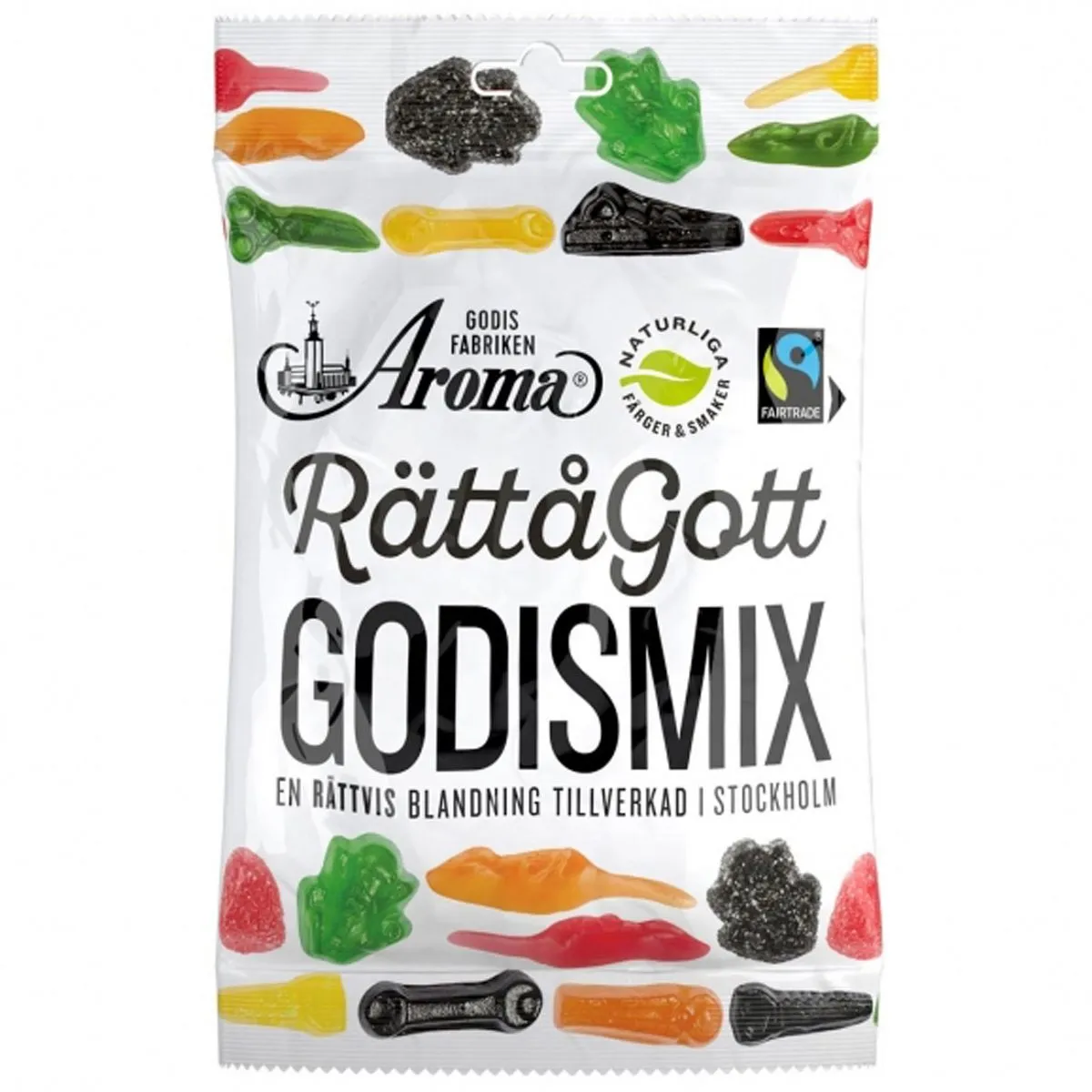 7312990004108-1 Aroma Rätt & Gott Godismix - Rättågott (140g)