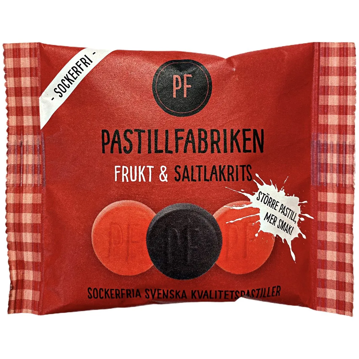 7350085903080-1 Pastillfabriken Frukt & Saltlakrits (FRUCHT- & SALZLAKRITZ) (25g)