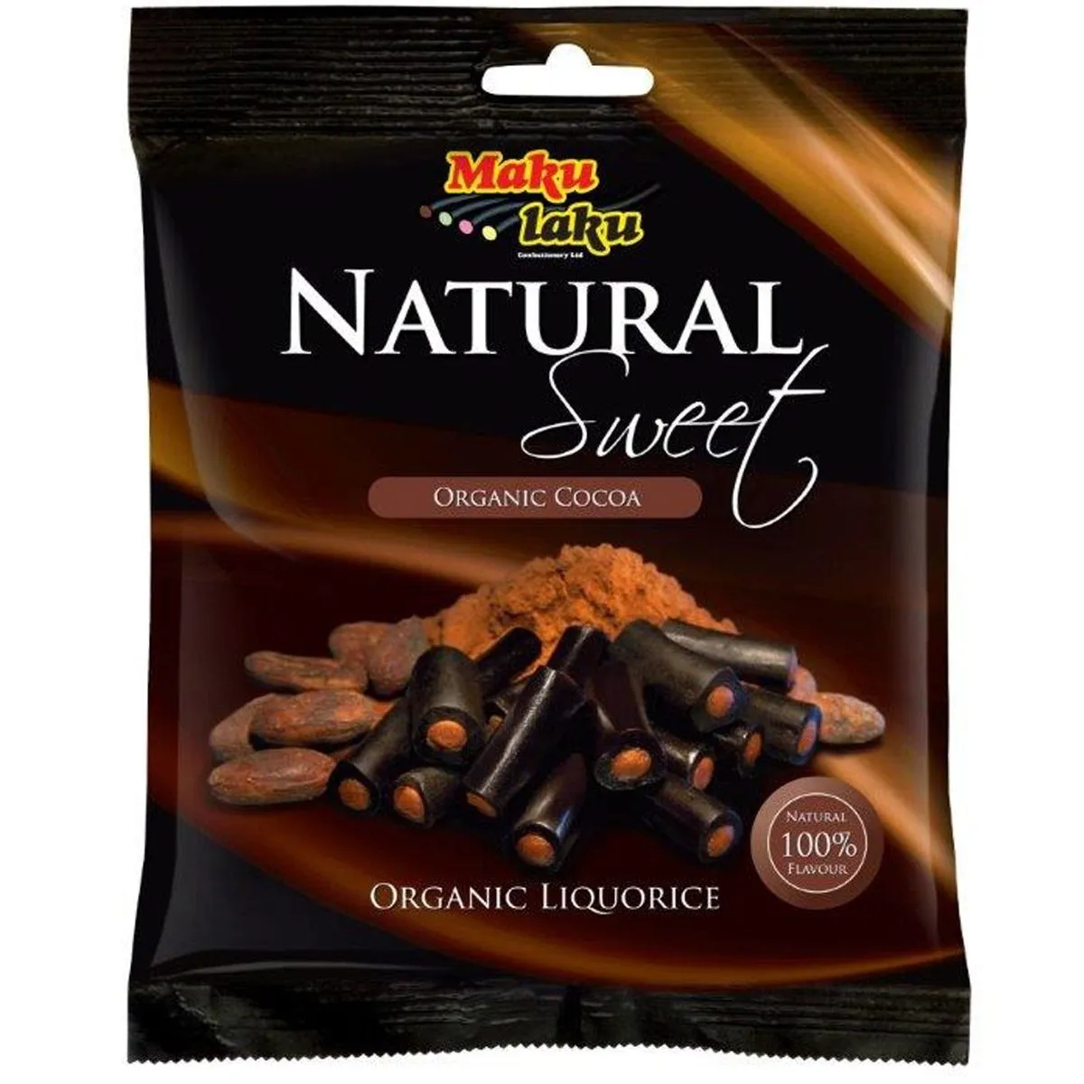 6420295003076MAK-1 Makulaku Natural Sweet Cocoa / Kakao - Finnisches Organic-Lakritz (80g)