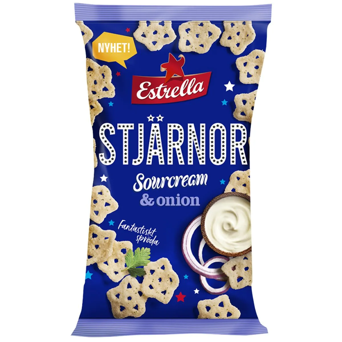 7310532114094ES-1 Estrella Stjärnor Sourcream & Onion (85g)
