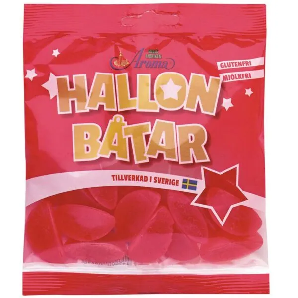 Aroma Hallonbåtar - Himbeer-Boote (80g)