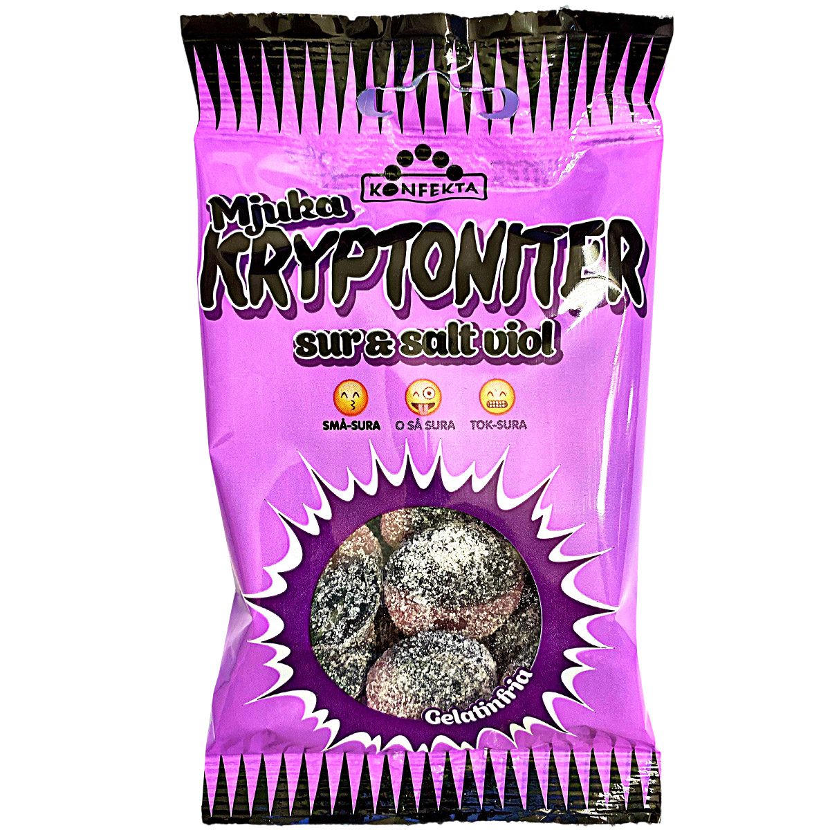 Kryptoniter Mjuka Sur&salt Viol - Sauer & Salzig Mit Veilchen (60g ...