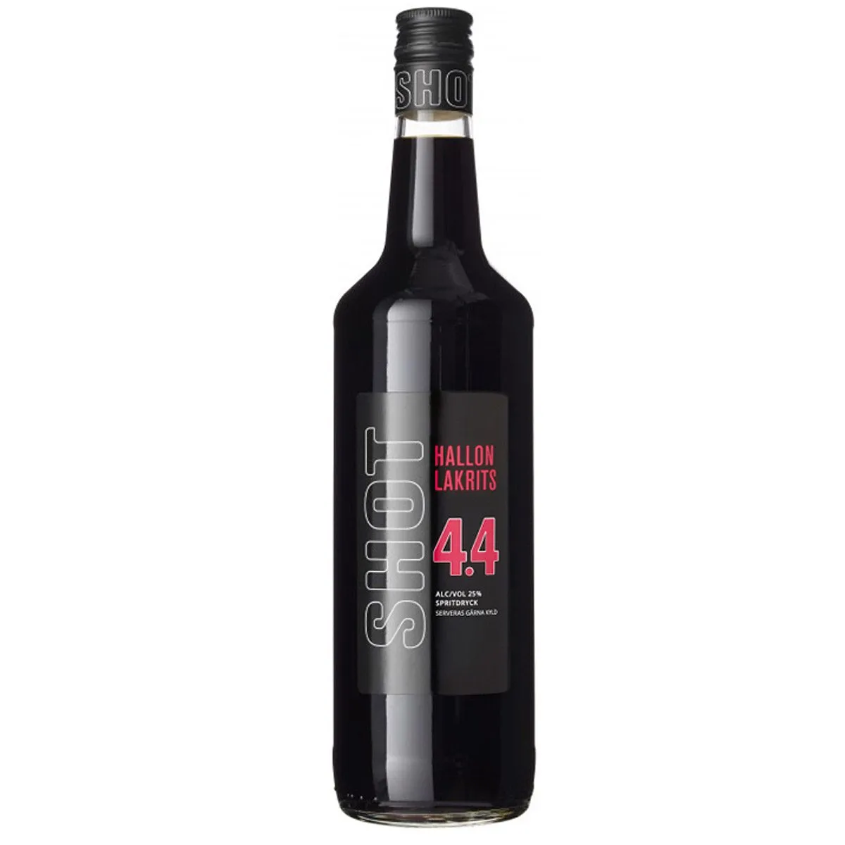7330605850650-1 Götene Shot 4.4 HALLON Himbeer-Lakritz-Likör aus Schweden 25% vol. (500ml)