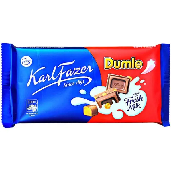 Fazer Dumle Soft Toffee Schokolade (145g)