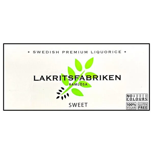 Lakritsfabriken Lakritz süß - Premium Liquorice Sweet (40g)