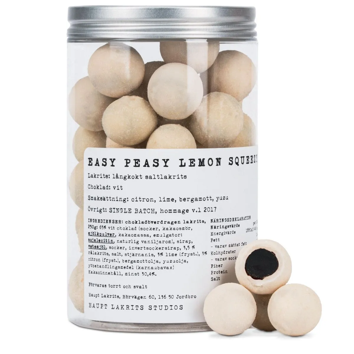 7350077861893HAU-1 Haupt Lakrits Easy Peasy Lemon Squeezy - Limited Edition (250g)