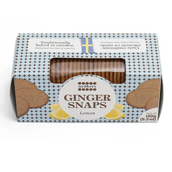 Nyåkers Pfefferkuchen Ginger Snaps Zitronen Kekse (150g)