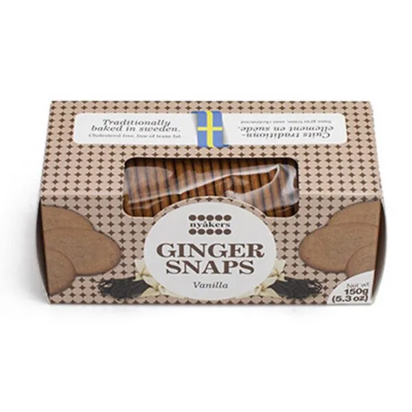 Nyåkers Pfefferkuchen Ginger Snaps Vanille Kekse (150g)