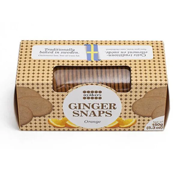Nyåkers Pfefferkuchen Ginger Snaps Orangen Kekse (150g)