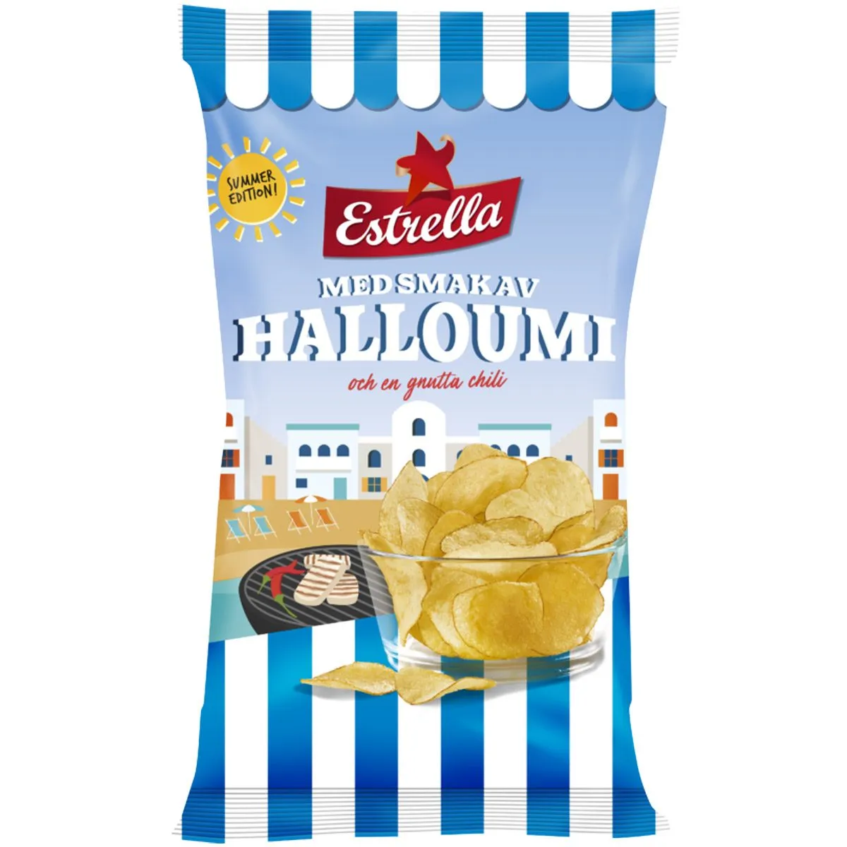 7310532300695ES-1 Estrella Halloumi und eine Prise Chili - Chips (175g)
