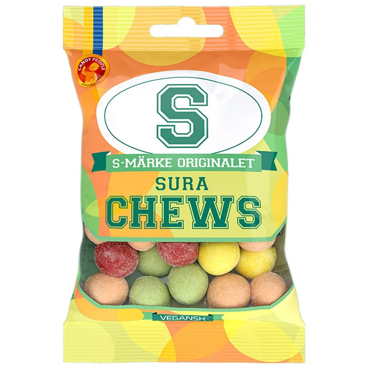 7340146506473CP-1 Candypeople S-märke Sura Chews (70g)