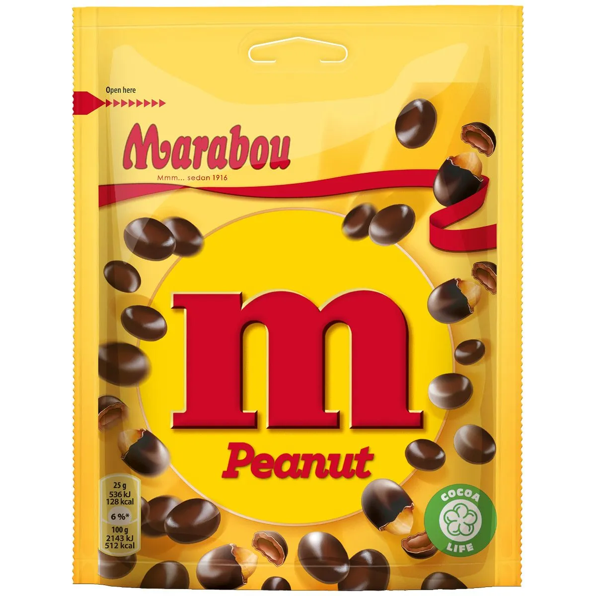 7622300790769MA-1 Marabou M Peanut Partysize (200g)