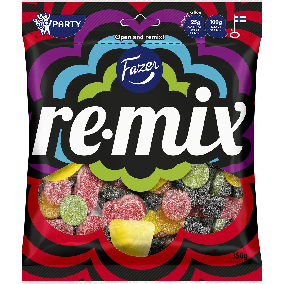 6416453034112FA-1 Fazer Remix Original (PARTYPACK - 350g)