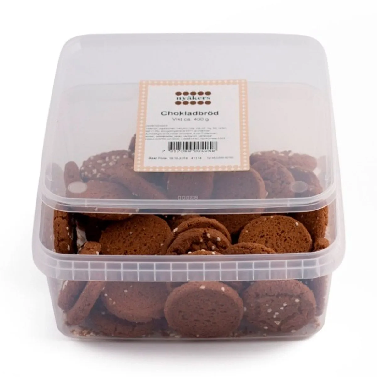 7317069004058NY-1 Nyåkers Gebäck Chokladbröd - Schokoladenkekse aus Schweden (400g)