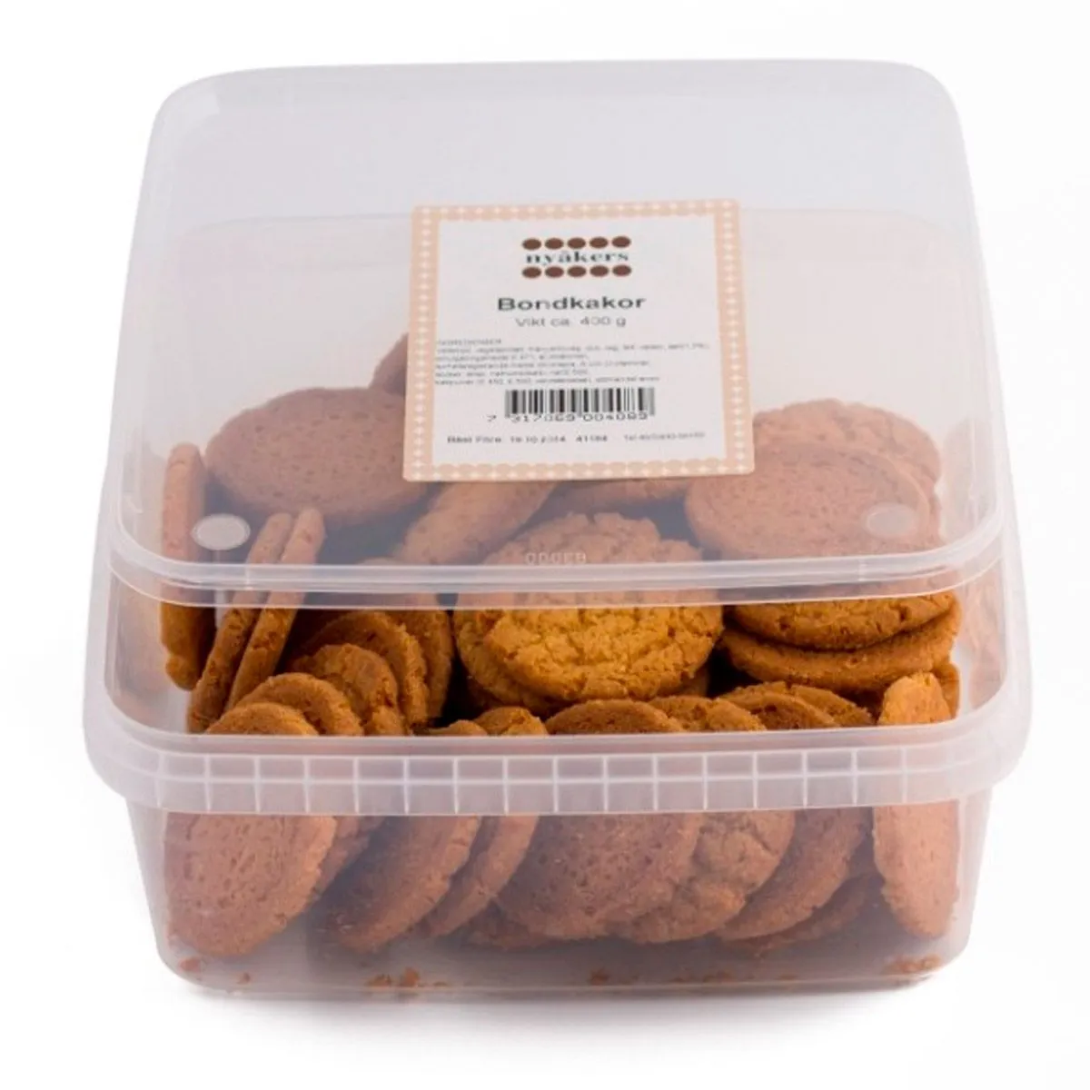 7317069004089NY-1 Nyåkers Gebäck Bondkakor - Mandelkekse aus Schweden (400g)