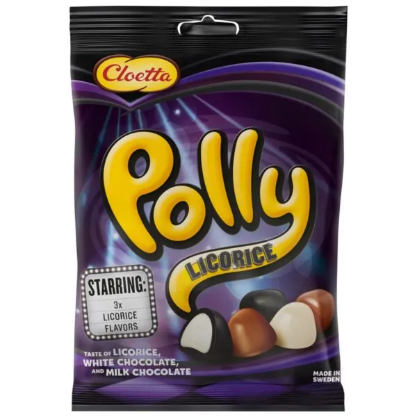 Cloetta Polly Licorice (100g) *SONDERPREIS wegen kurzer Haltbarkeit*