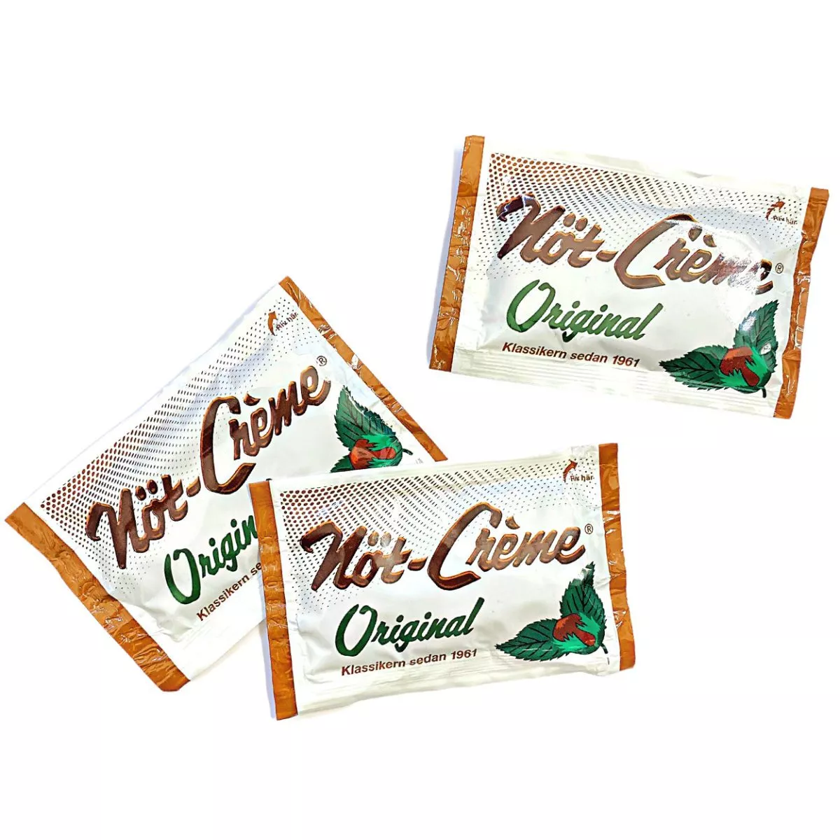 3x Nötcreme, Original (54g) 1