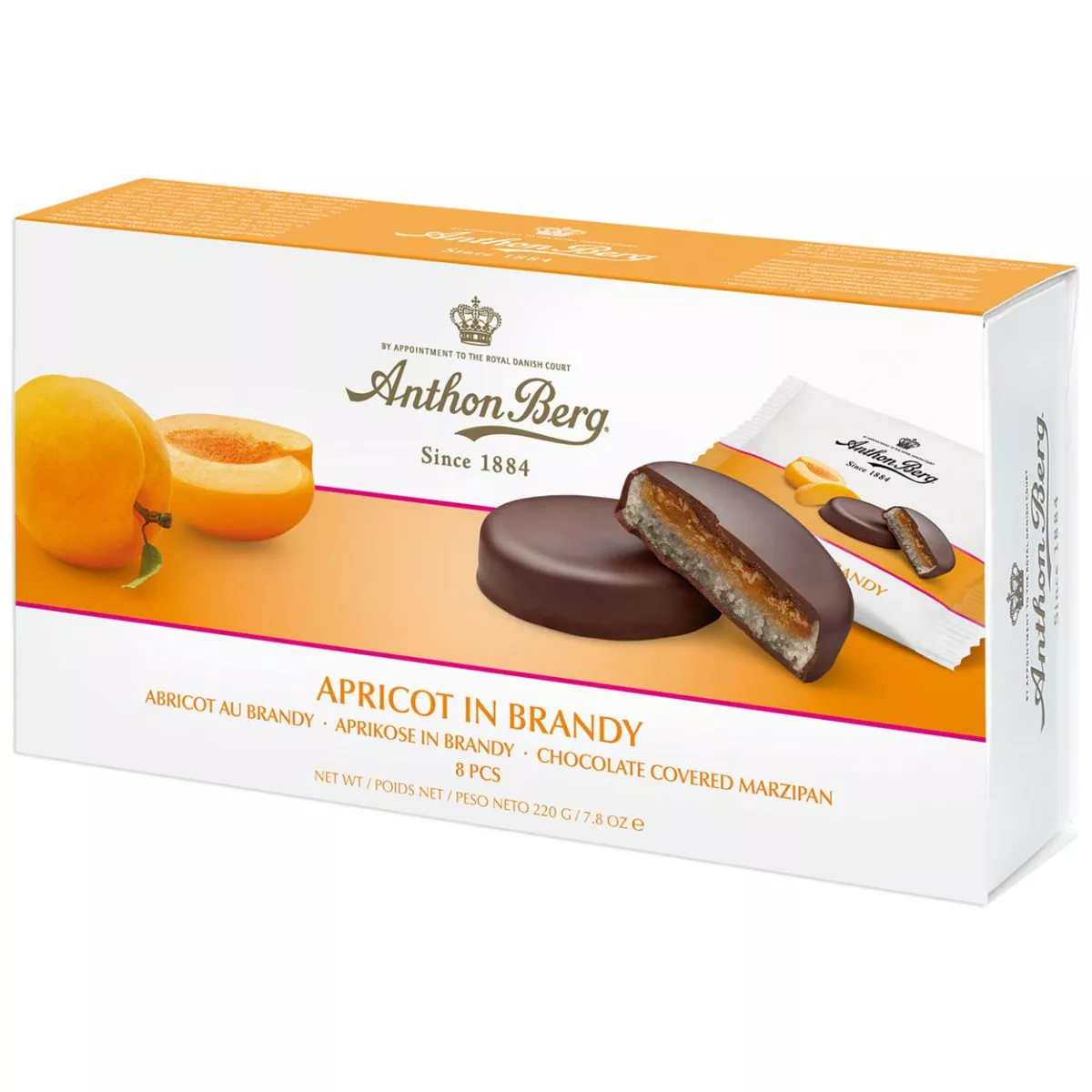 Anthon Berg Apricot in Brandy (220g) 1