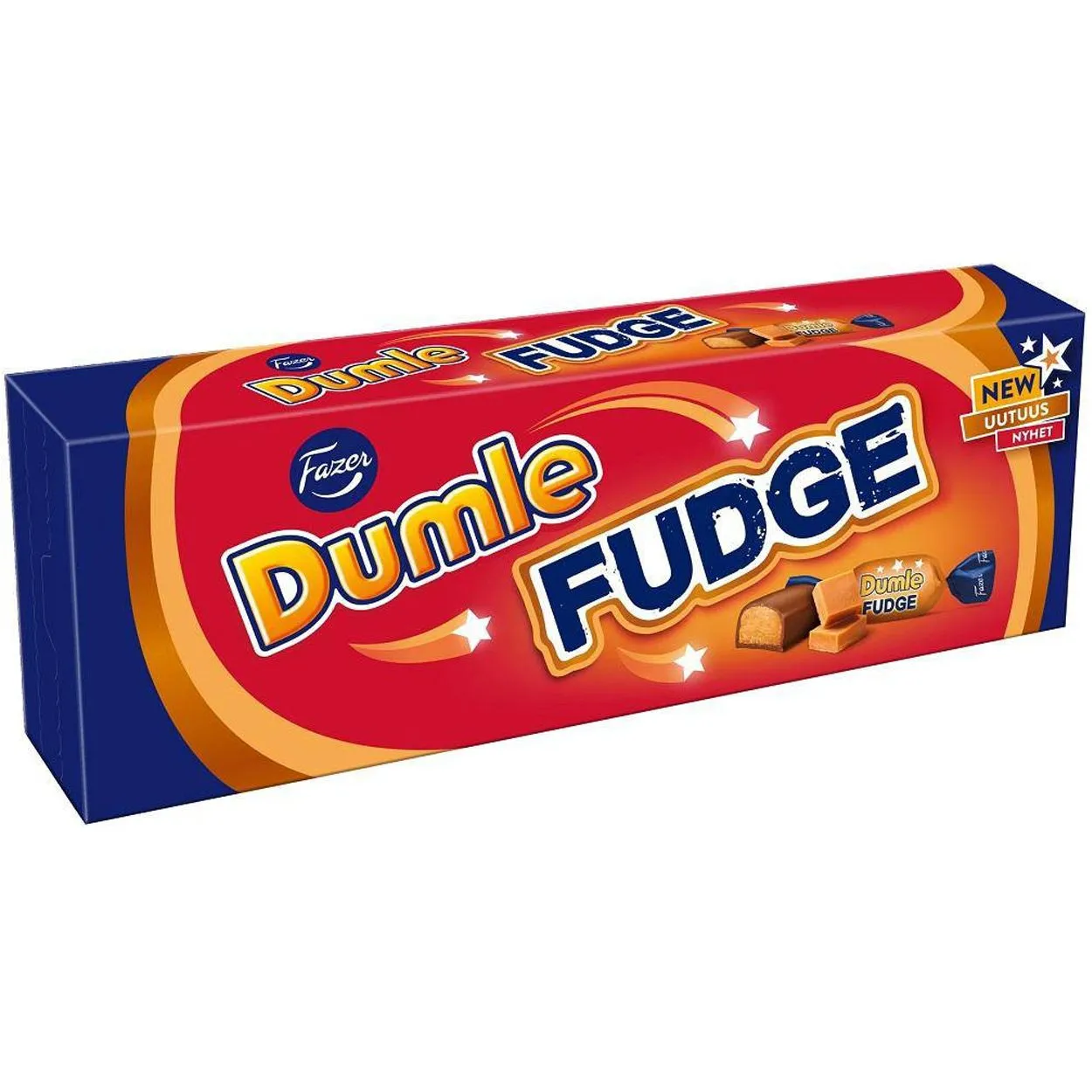 6416453071490FAZ-1 Fazer Dumle Fudge - BOX (250g)