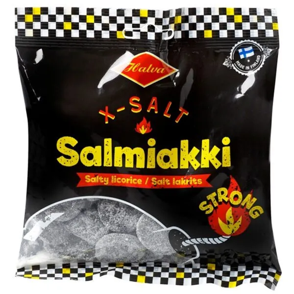 Halva X-Salt Salmiakki - stra starkes Salzlakritz (120g)