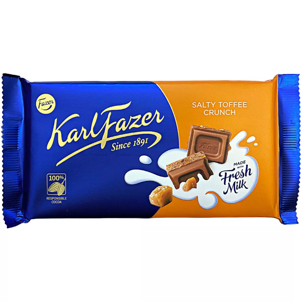 Fazer Salty Toffee Crunch (145g) 1