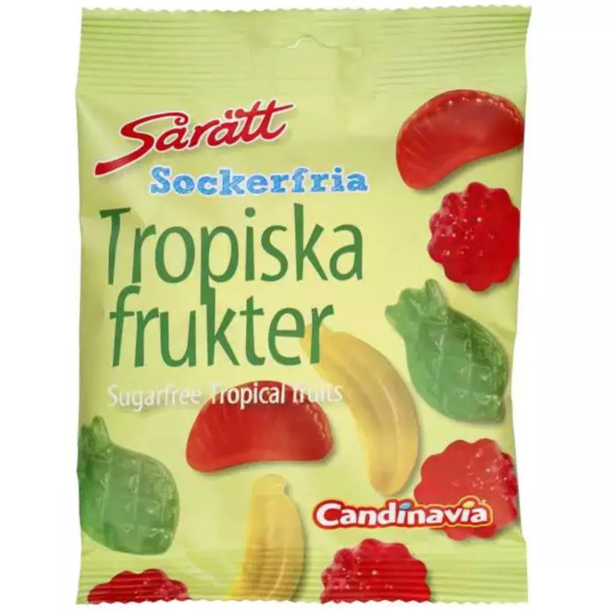 Candinavia Sockerfria Tropiska Frukter (80g) 1