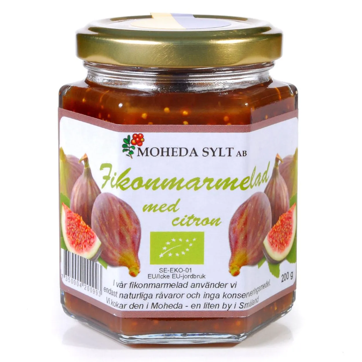 7350004200993MOH-1 Moheda ORGANIC-Feigen-Konfitüre / Fikonmarmelad (200g)
