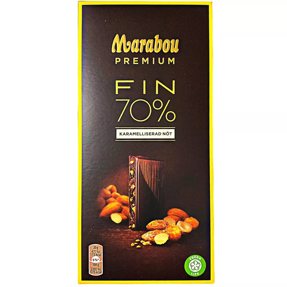 Marabou Premium FIN 70% Karamelliserad Nöt (100g) 1