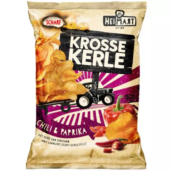 HeiMart Krosse Kerle Chili & Paprika (115g)